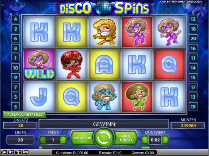 Disco Spins Spielautomat Artikel Automat