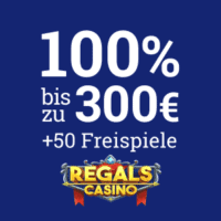 Regals Spielbank | 300€ Bonus + 50 Freispiele für neue Spieler