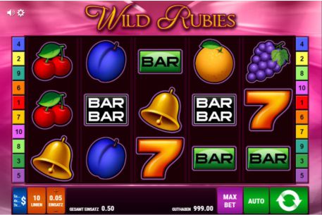 Wild Rubies Spielautomat Artikel Automat