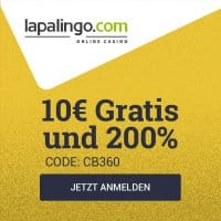10 Euro ohne Einzahlung und super Bonus bei Lapalingo