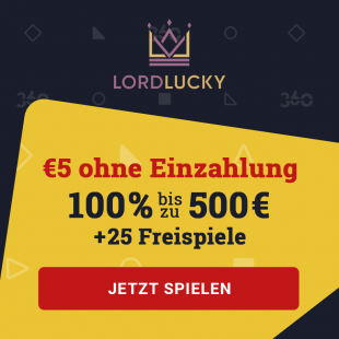 Lord Lucky Casino WIllkommenbonus