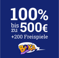 Boka Casino | Holen Sie sich einen super Bonus mit 200 Freispielen!